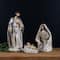 Glitter Finished Holy Family Nativity Figurines Set